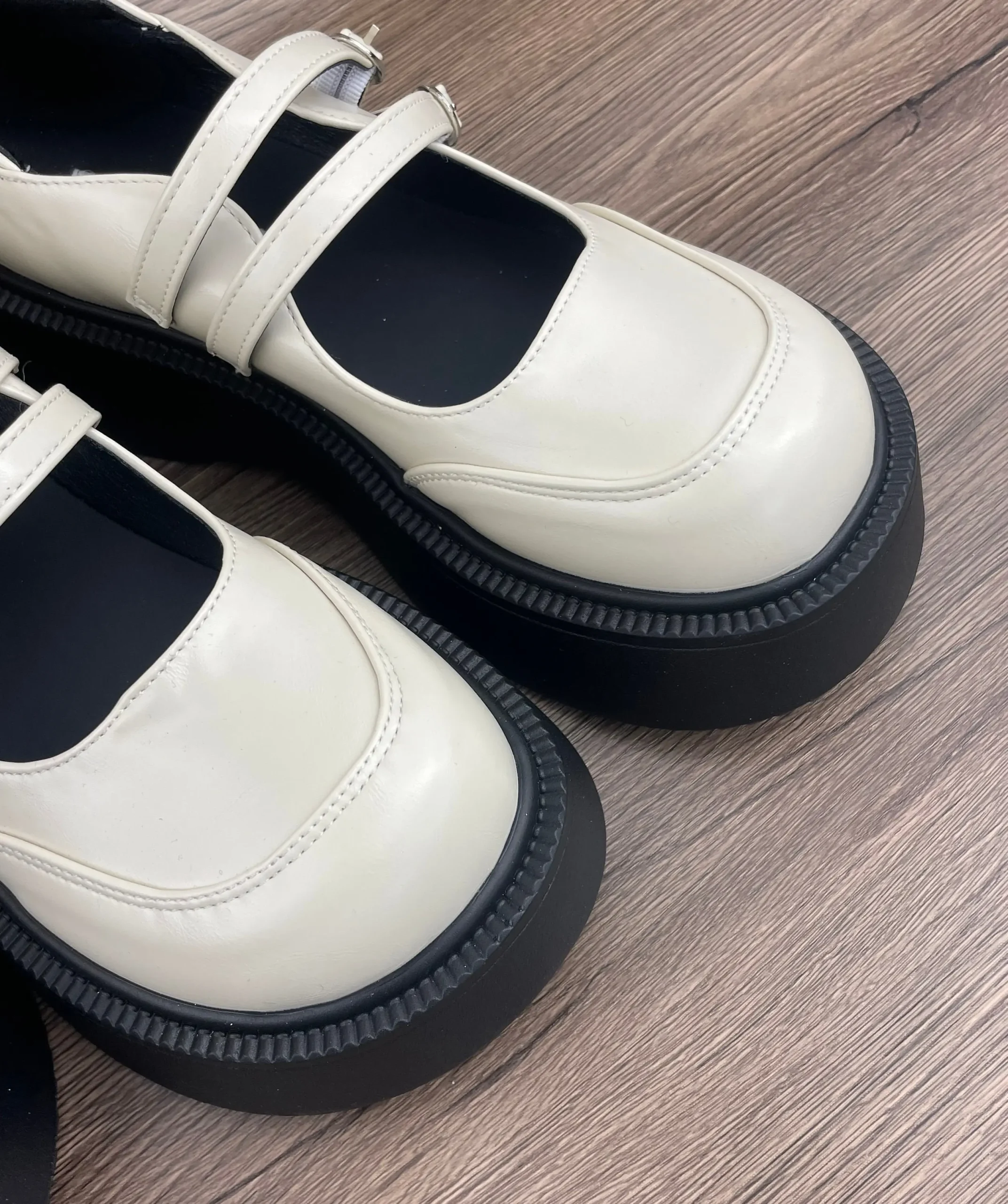 Mary Jane Campus Small Leather Shoes Black Mary