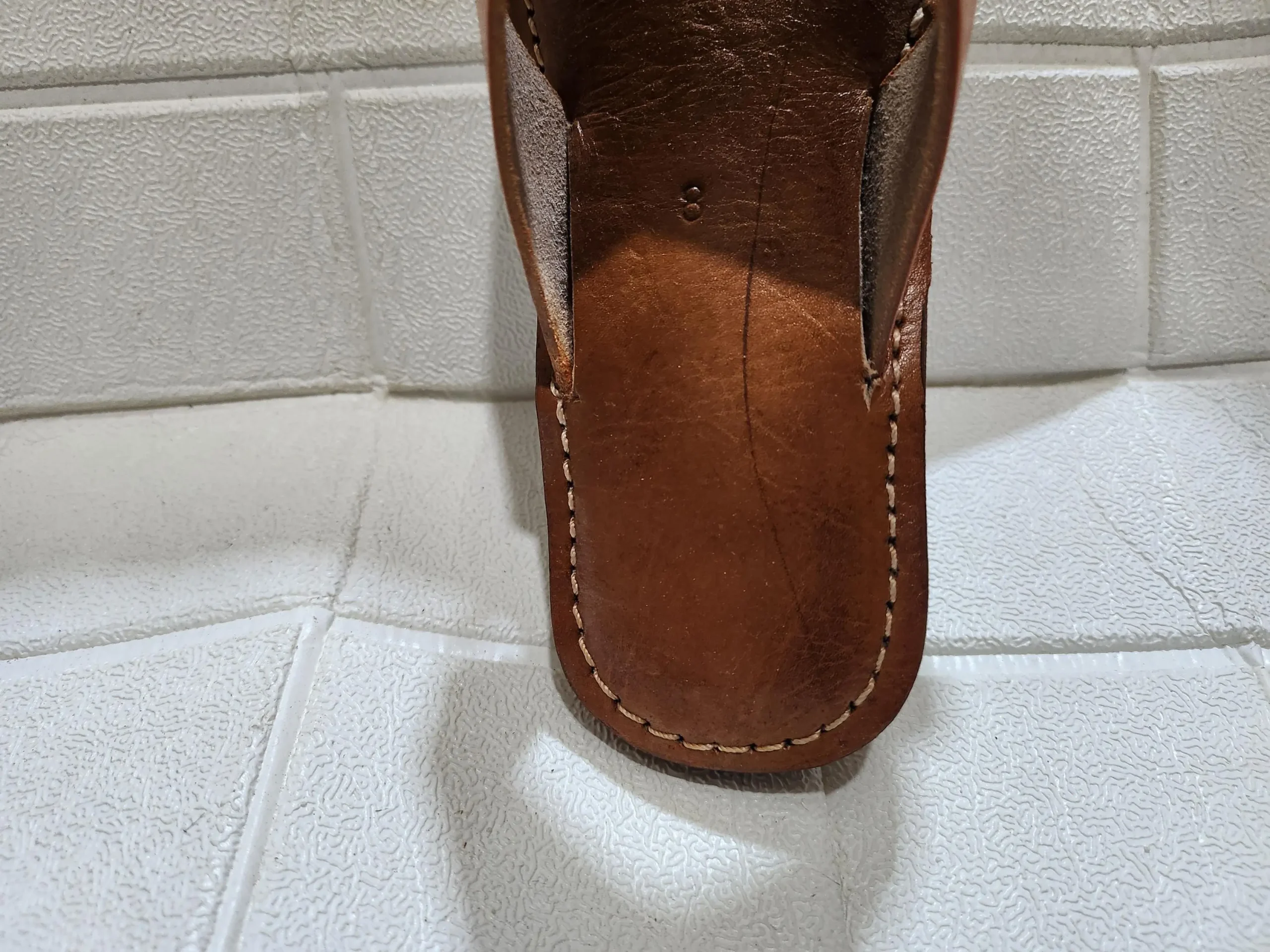 Women’s Brown Crisscross Moroccan Leather Sandals