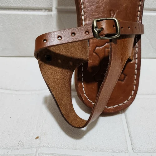 Women’s Buckled Moroccan Leather Summer Flats