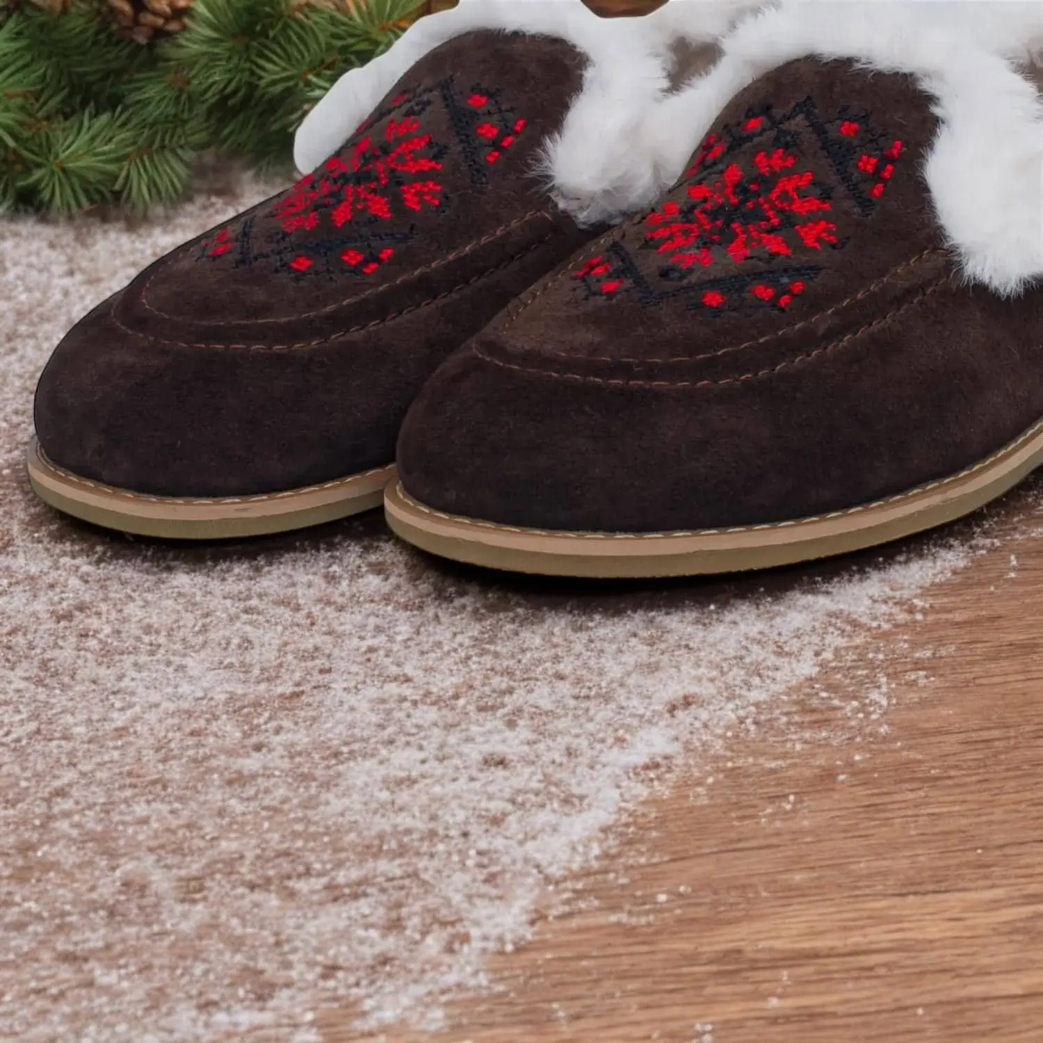 Handmade Chocolate Brown Suede Loafers Ukrainian Minimalist Shoes